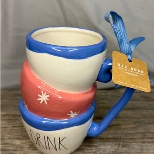 The Disney Collection by Rae Dunn Alice In Wonderland Stacked Teacup Drink Mug